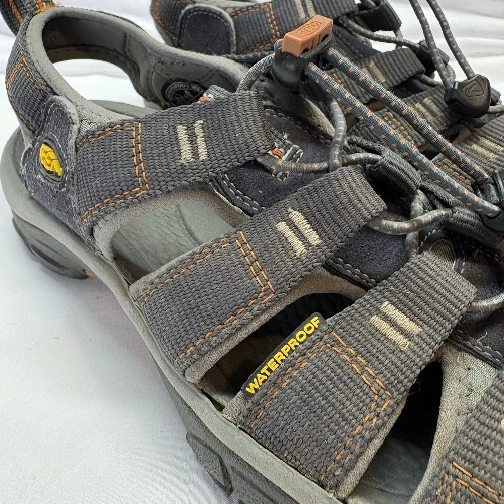 Keen Newport H2 Men's Size 8 Brown Gray Rugged Waterproof Hiking Sandals